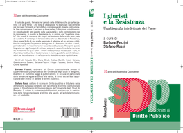 I Giuristi E La Resistenza