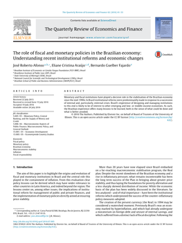 The Role of Fiscal and Monetary Policies in the Brazilian