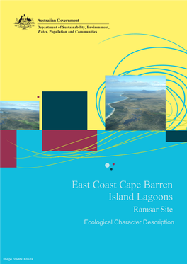 East Coast Cape Barren Island Lagoons Ramsar Site Ecological Character Description