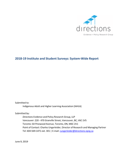 IAHLA 2018-19 Data Collection