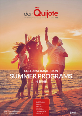 Summer Programs in Spain