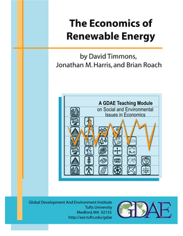 The Economics of Renewable Energy
