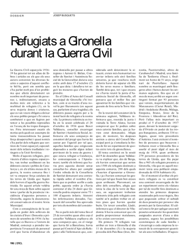 Refugiats a Gironella Durant La Guerra Civil