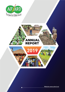 (AFARD) Annual Report for 2019 Which Also Concludes the Implementation of Our Fve Year Strategic Plan 2015-2019