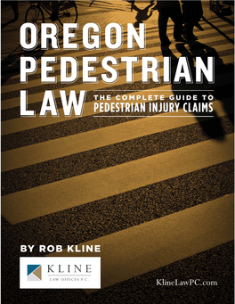 Oregon Pedestrian Law Guide