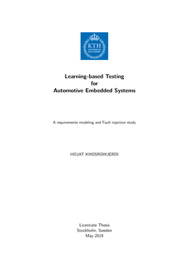 Learning-Based Testing for Automotive Embedded Systems