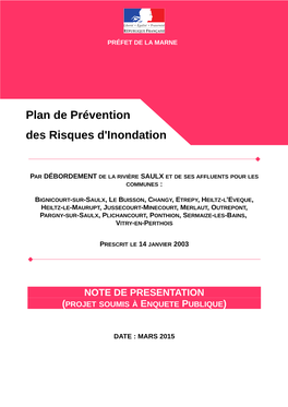 Plan De Prévention Des Risques D'inondation