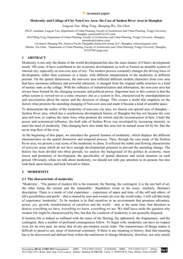 The Case of Suzhou River Area in Shanghai Lingyan Yao, Ming Tong, Shuiqing Wu, Xin Chen (Ph.D