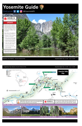 Yosemite Guide Yosemite Guide May 12, 2021 - June 15, 2021 @Yosemitenps