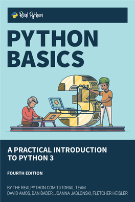 Python Basics: a Practical Introduction to Python 3