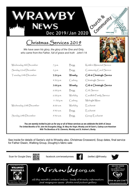 Christmas Services 2019