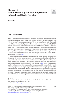 Nematodes of Agricultural Importance in North and South Carolina