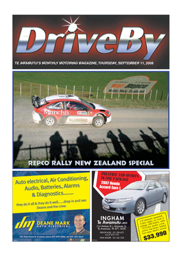Driveby Cover at Waitomo