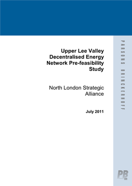 Upper Lee Valley Decentralised Energy Network Pre-Feasibility Study