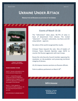 Ukraine Under Attack