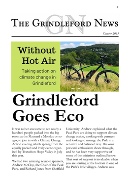 Grindleford Goes Eco It Was Rather Awesome to See Nearly a University