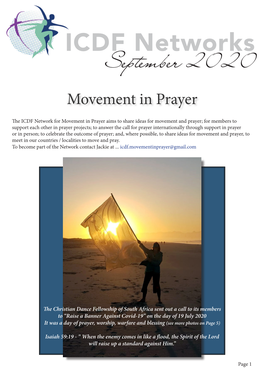 September 2020 Network Newsletter (PDF)