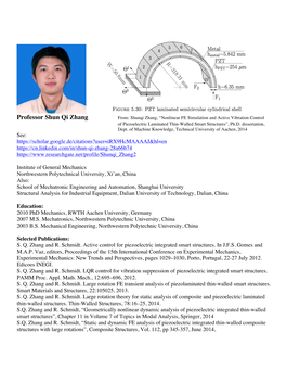 Professor Shun Qi Zhang From: Shunqi Zhang, “Nonlinear FE Simulation and Active Vibration Control of Piezoelectric Laminated Thin-Walled Smart Structures”, Ph.D