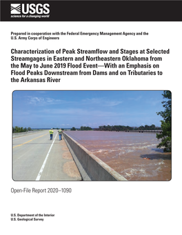 Characterization of Peak Streamflow and Stages at Selected Streamgages in Eastern and Northeastern Oklahoma from the May to June