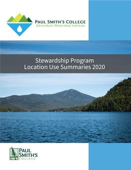 2020 Stewardship Lake Summaries