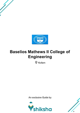 Baselios Mathews II College of Engineering