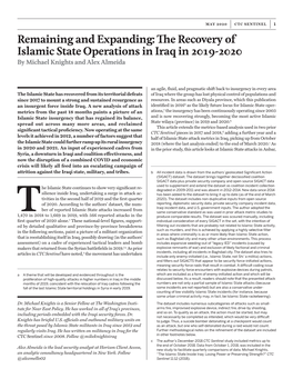 The Recovery of Islamic State Operations in Iraq in 2019-2020 by Michael Knights and Alex Almeida