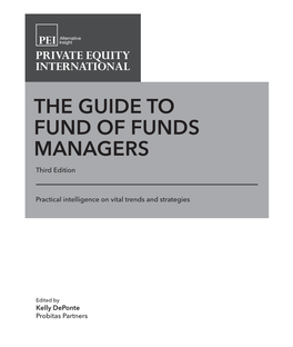 THE Guide to Fund of Funds Managers the G Fund Mana