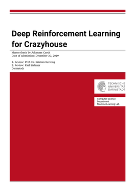 Deep Reinforcement Learning for Crazyhouse