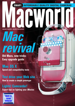 JUNE 2001 MAC UPGRADE GUIDE • OS X TESTS WEB-SITE PROTOTYPES • LIGHTING Imovie AWARDS