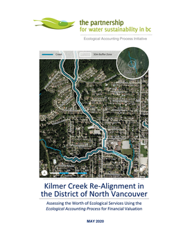 Kilmer Creek Re-Alignment in the District of North Vancouver