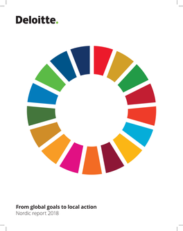 From Global Goals to Local Action: Nordic Report 2018