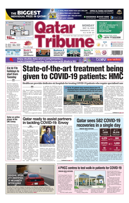 State-Of-The-Art Treatment Being Given to COVID-19 Patients