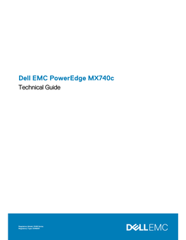 Dell EMC Poweredge Mx740c Technical Guide