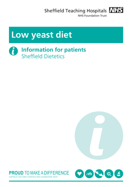 Low Yeast Diet