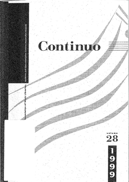 Continuo, Vol. 28, 1999
