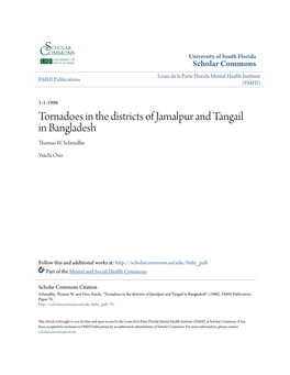 Tornadoes in the Districts of Jamalpur and Tangail in Bangladesh Thomas W