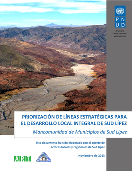 Priorización De Líneas Estratégicas Para El Desarrollo Local Integral De Sud Lípez 1