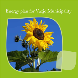 Energy Plan for Växjö Municipality