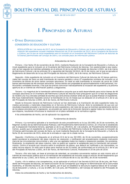 Boletín Oficial Del Principado De Asturias