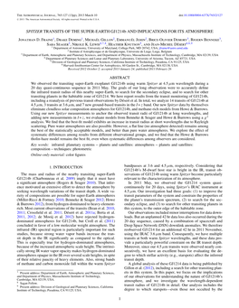 SPITZER TRANSITS of the SUPER-EARTH Gj1214b and IMPLICATIONS for ITS ATMOSPHERE