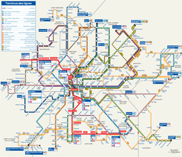 Plan Du Réseau Des Bus Star De La Ville De Rennes