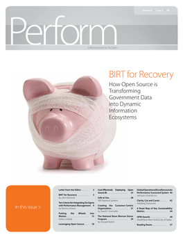 BIRT for Recovery How Open Source Is Transforming Government Data Into Dynamic Information Ecosystems