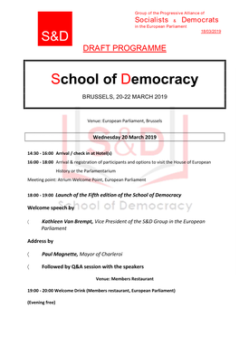 School of Democracy