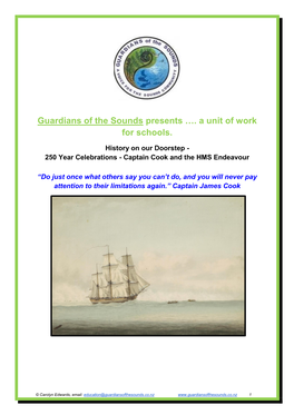 Captain Cook & HMS Endeavour for Schools