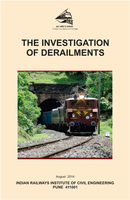 The Investigation of Derailments.Pmd