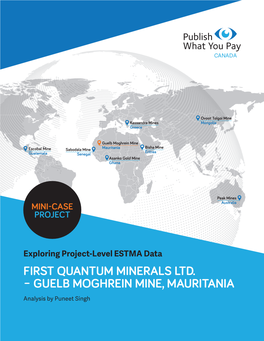 First Quantum Minerals, Guelb Moghrein Mine, Mauritania