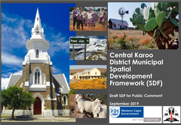 Central Karoo District Municipal Spatial Development Framework (SDF)