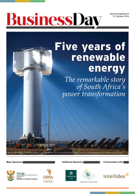 Five Years of Renewable Energy the Remarkable Story of South Africa’S Power Transformation