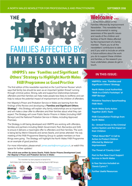 N Lead from the Wales Anglesey County Council to Have an Insight Into the Needs of the ACE Support Hub), Catherine Pritchard (FABI Prisoners and Their Families