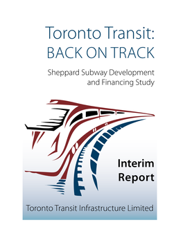 Toronto Transit Back on Track Sheppard Subway Development